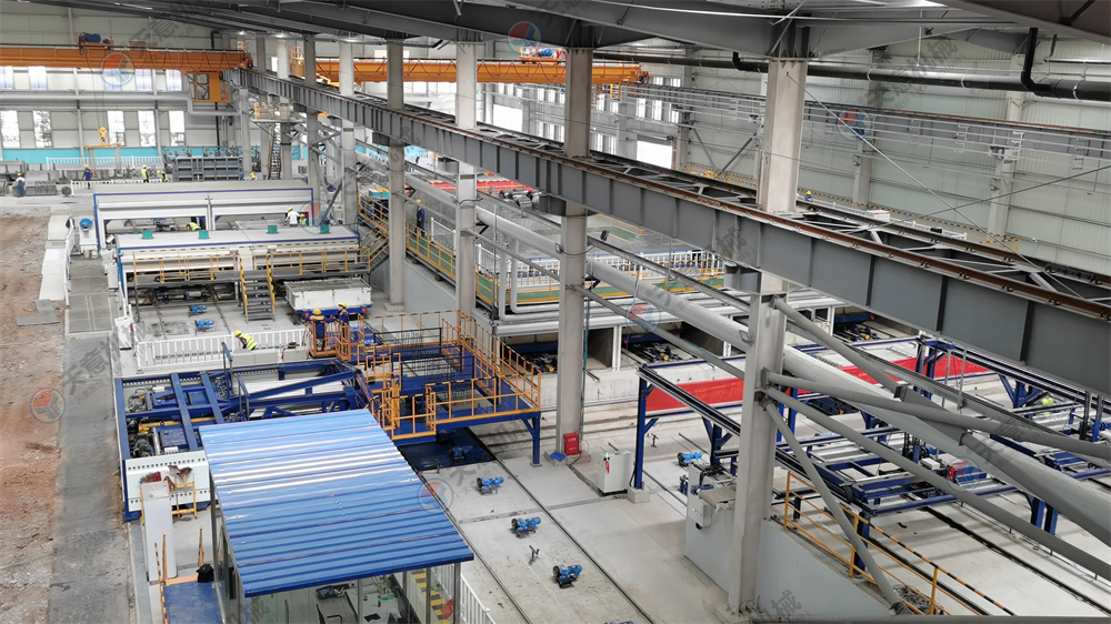 隔墻板設備 輕質(zhì)墻板設備 裝配式建筑內(nèi)隔墻板生產(chǎn)線