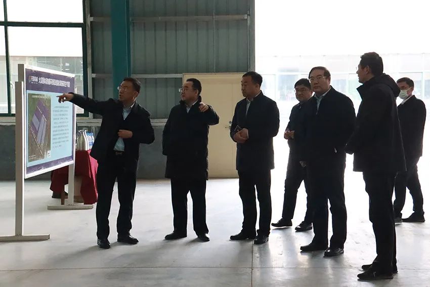 濟(jì)寧市委常委，市政府副市長(zhǎng)、黨組副書(shū)記王宏偉蒞臨天意機(jī)械調(diào)研大宗固廢項(xiàng)目